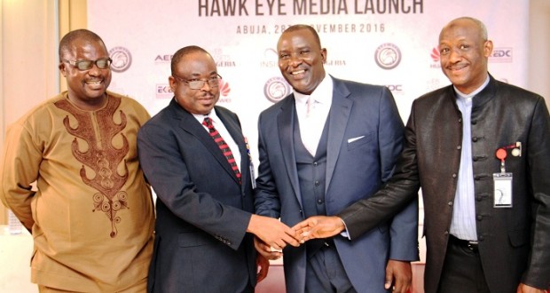 At the Hawk Eye launch ceremony