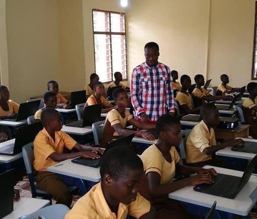 Remember the Ghanas Teacher That Drew Microsoft Word on a Blackboard-He Now Has a New classroom 1