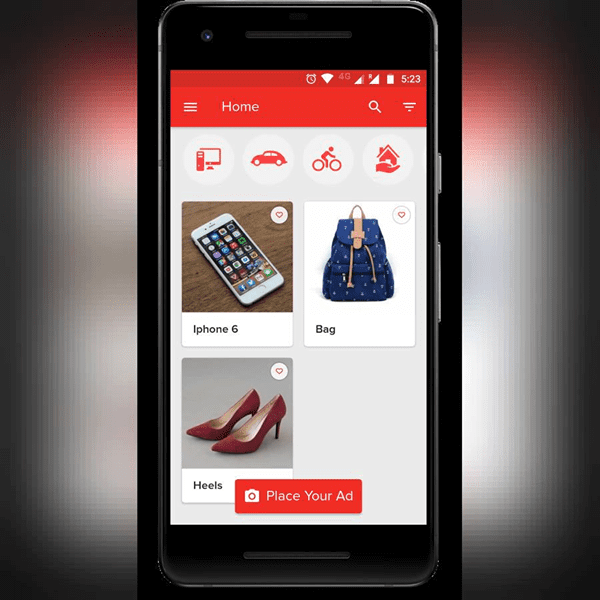 With the uSnapp app, sellers can place ads of their items easily without stress.