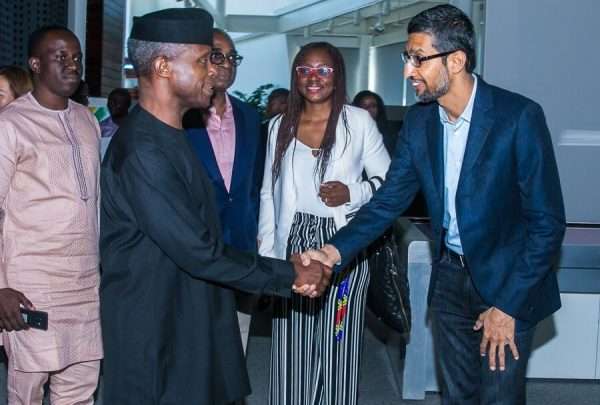 Nigeria's Vice President Visits Google HQ, Ends Tour of Silicon Valley Today