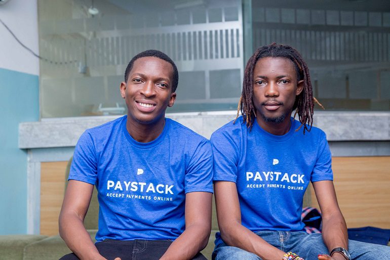 Co-founders of Paystack: Shola Akinlade, CEO(L) and Ezra Olubi, CTO(R)