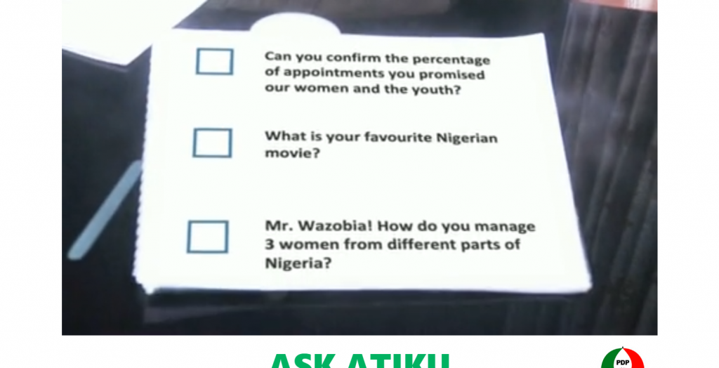 This AI-Powered Video Technology Allows You Ask PDP's Atiku Abubakar Any Question!