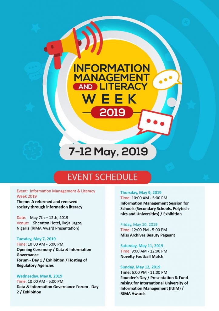 IIM Africa Unveils Plans for Information Management and Literacy Week 2019