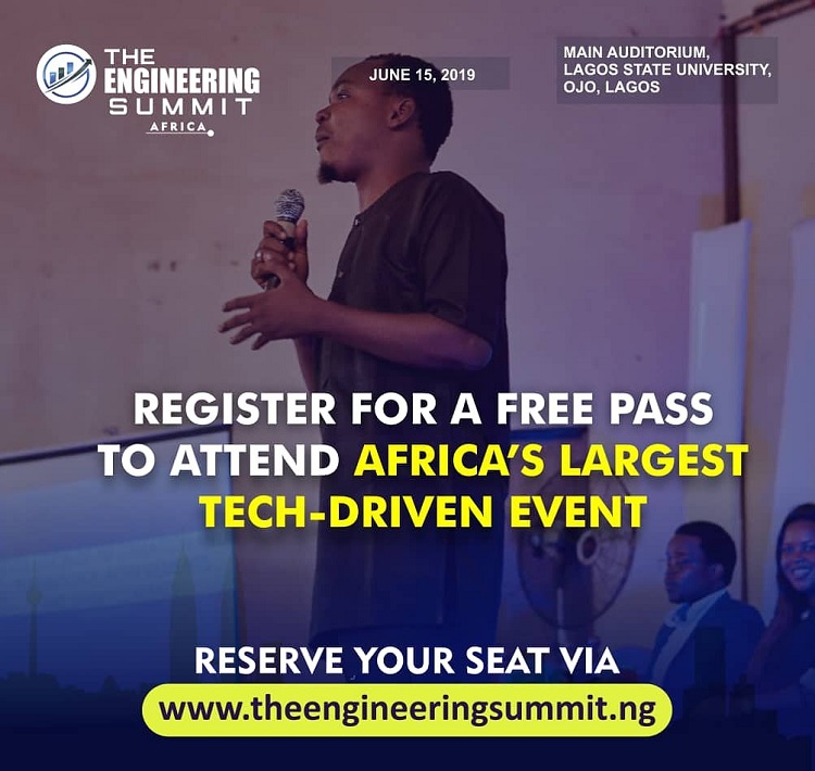 Free Registration Currently Open for the Engineering Summit Africa Holding in Lagos