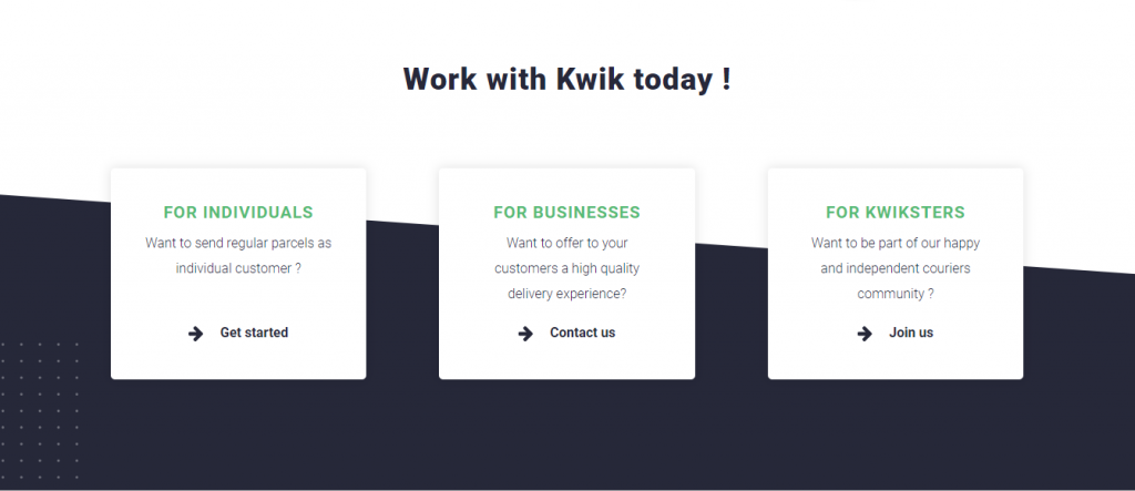 Kwik Delivery service