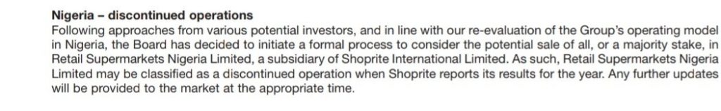 Why Shoprite is Leaving Nigeria After 15 years