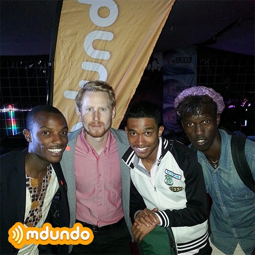 Martin Nielsen, Mdundo CEO and co-founder at an event
