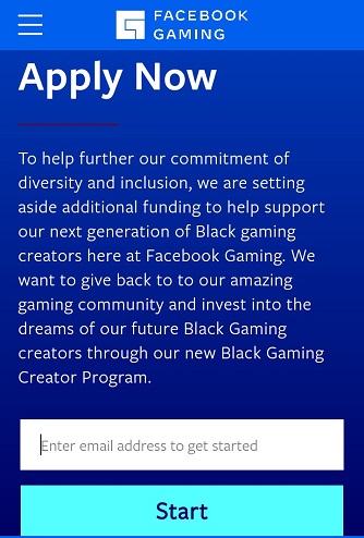 Facebook gaming for black creators