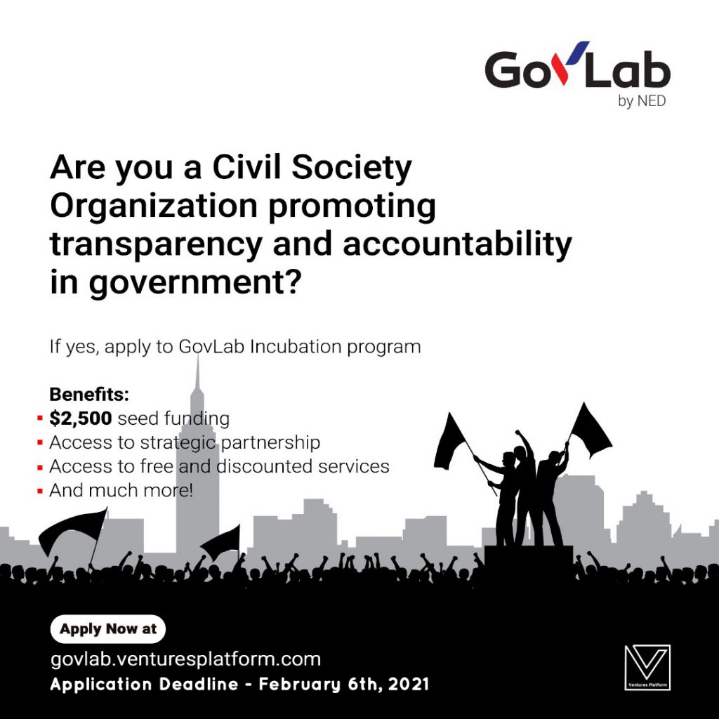 Ventures Platform Foundation Launches Gov Labs to Protect Nigerians’ Human Rights during COVID-19 response