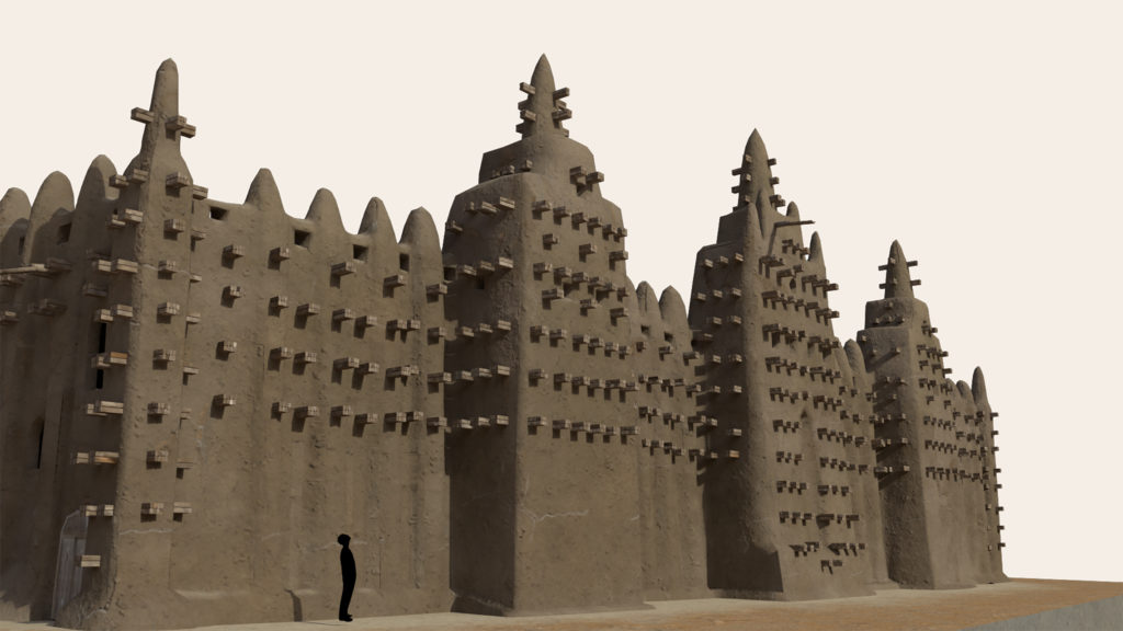 Djenne Mosque 3D model - Zamani Project