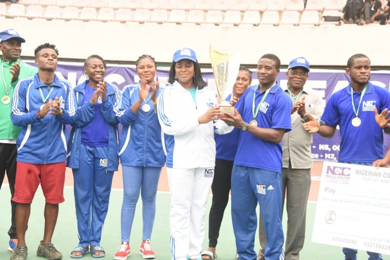 Team Civil Defence is NCC Tennis League Champions Wins N7 Million Prize