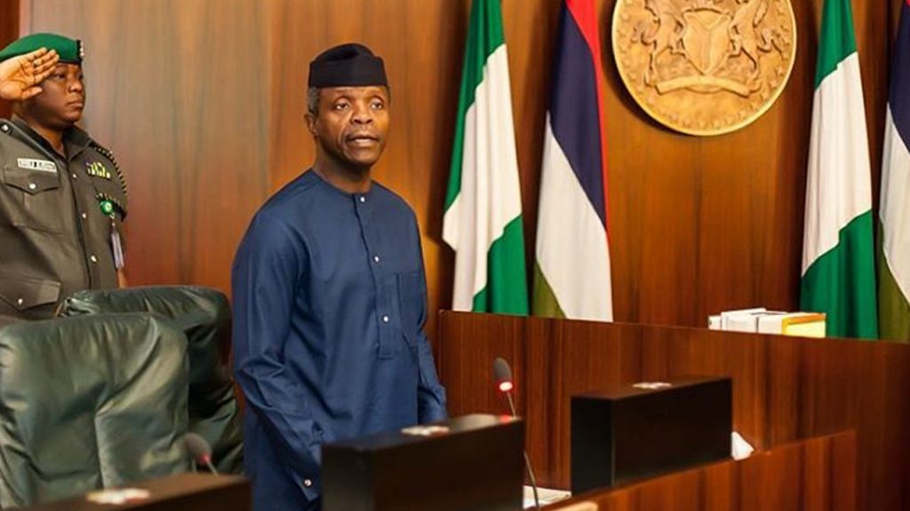 The Vice-President of Nigeria, Prof. Yemi Osinbajo leads the economic think-tank of the federal government...