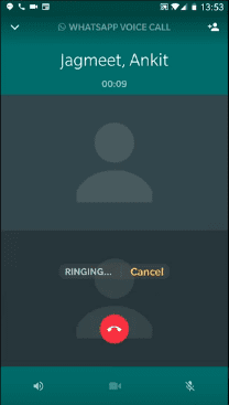 Voice calls now also allow up to 4 participants for a conference call.