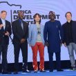 L-R: United States Ambassador to Nigeria, W. Stuart Symington; Country Manager, Microsoft Nigeria & Ghana, Akin Banuso; Technical Fellow, AI & Mixed Reality, Microsoft, Alex Kipman; Lagos State Governor-elect, Mr. Babajide Sanwo-Olu; Executive Vice President, Gaming, Microsoft, Phil Spencer. .....At the Microsoft Africa Development Center (ADC) Launch in Lagos on May 17 2019
