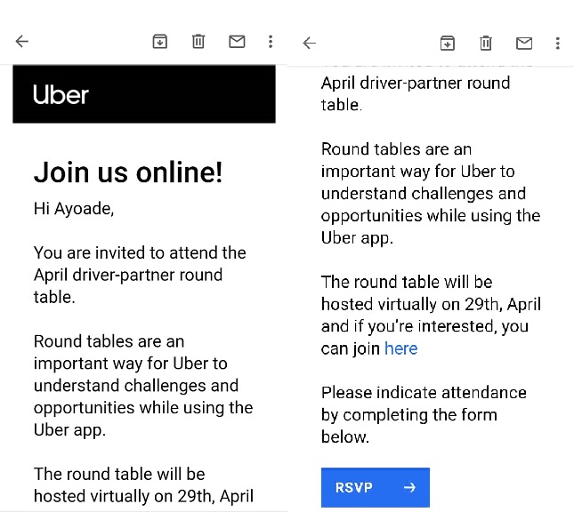 Uber organises driver-partner roundtable