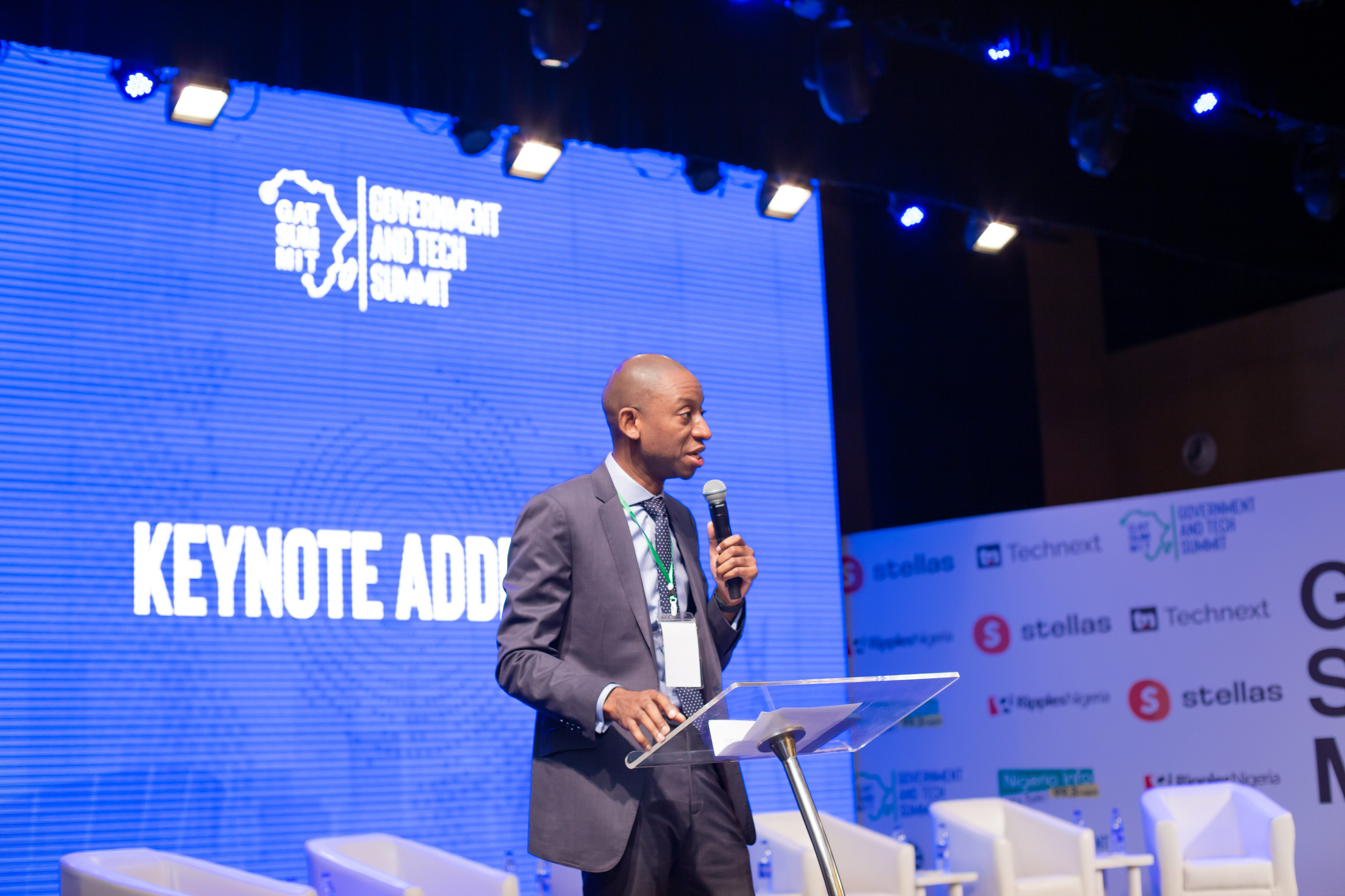 Olatubosun Alake, Special Adviser on Innovation and Technology to Governor of Lagos, Babajide Sanwo-Olu, speaking at the GAT Summit - Regulators discuss their roles