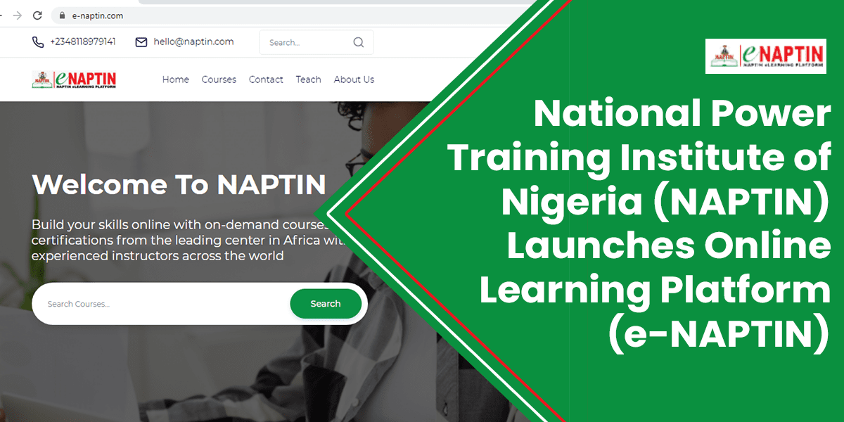 NAPTIN launches online learning platform