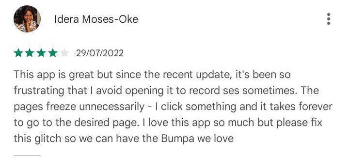 Reviewing Bumpa App