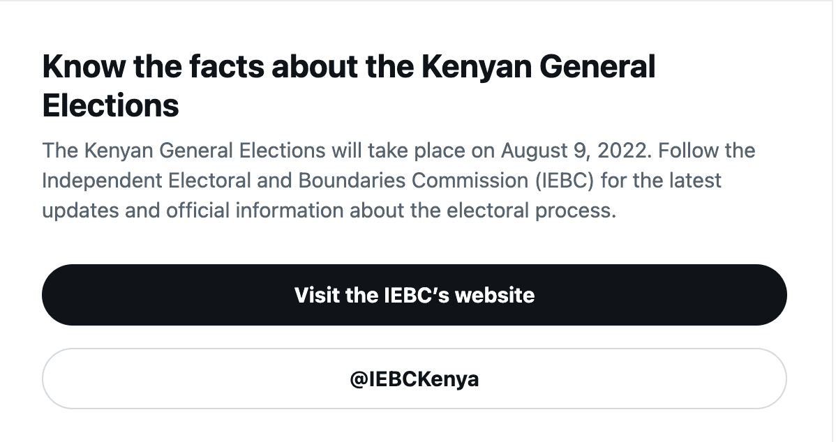 Kenya general elections 2022
