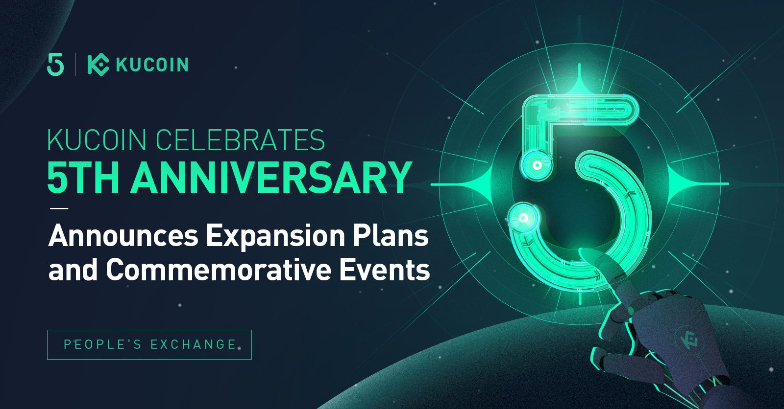 KuCoin celebrates 5th anniversary, announces expansion plans and Commemorative events 