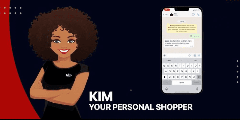 About GIG Logistics AI personal shopper, Kim