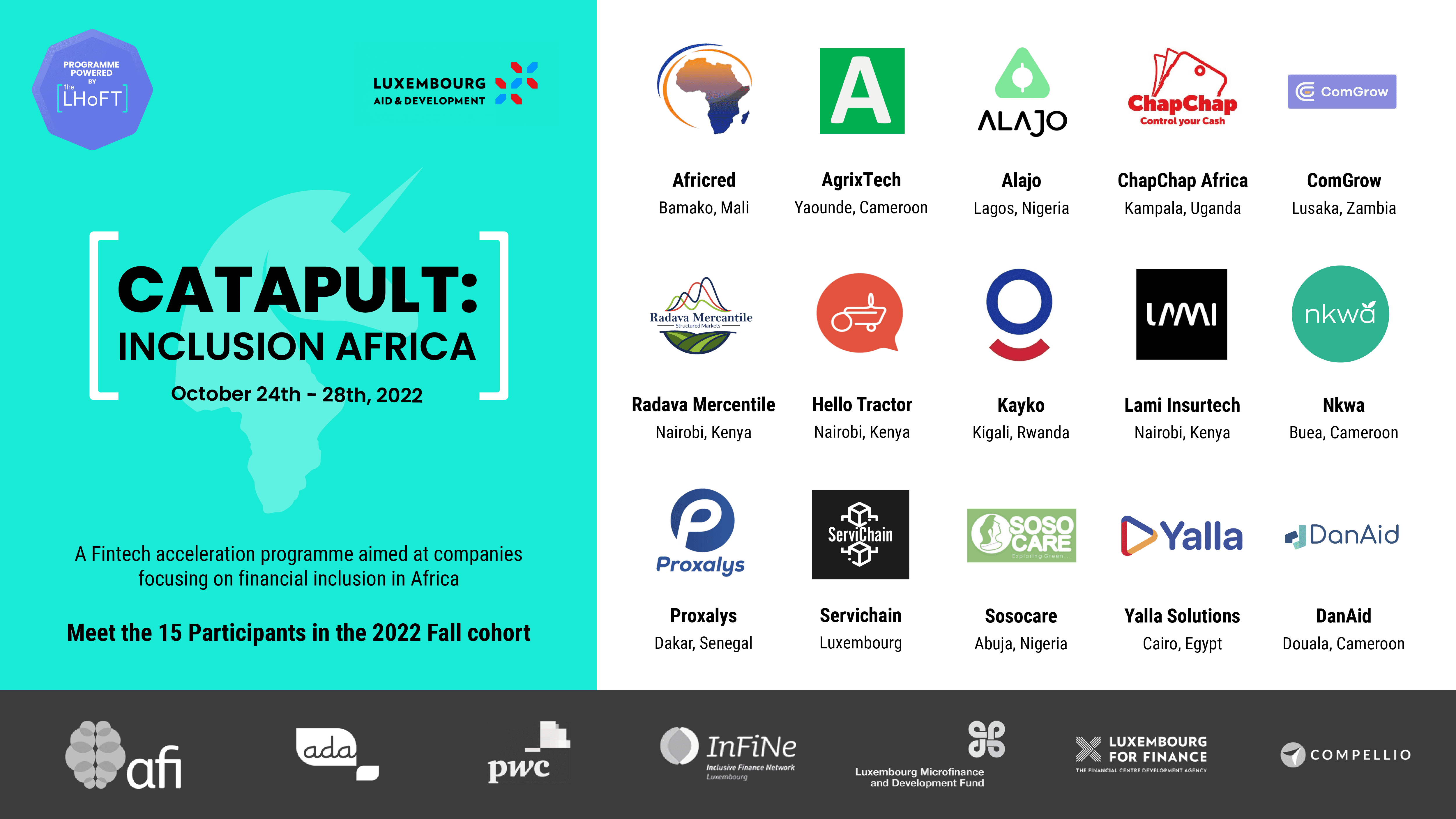 LHoFT’s CATAPULT Inclusion African program 2022