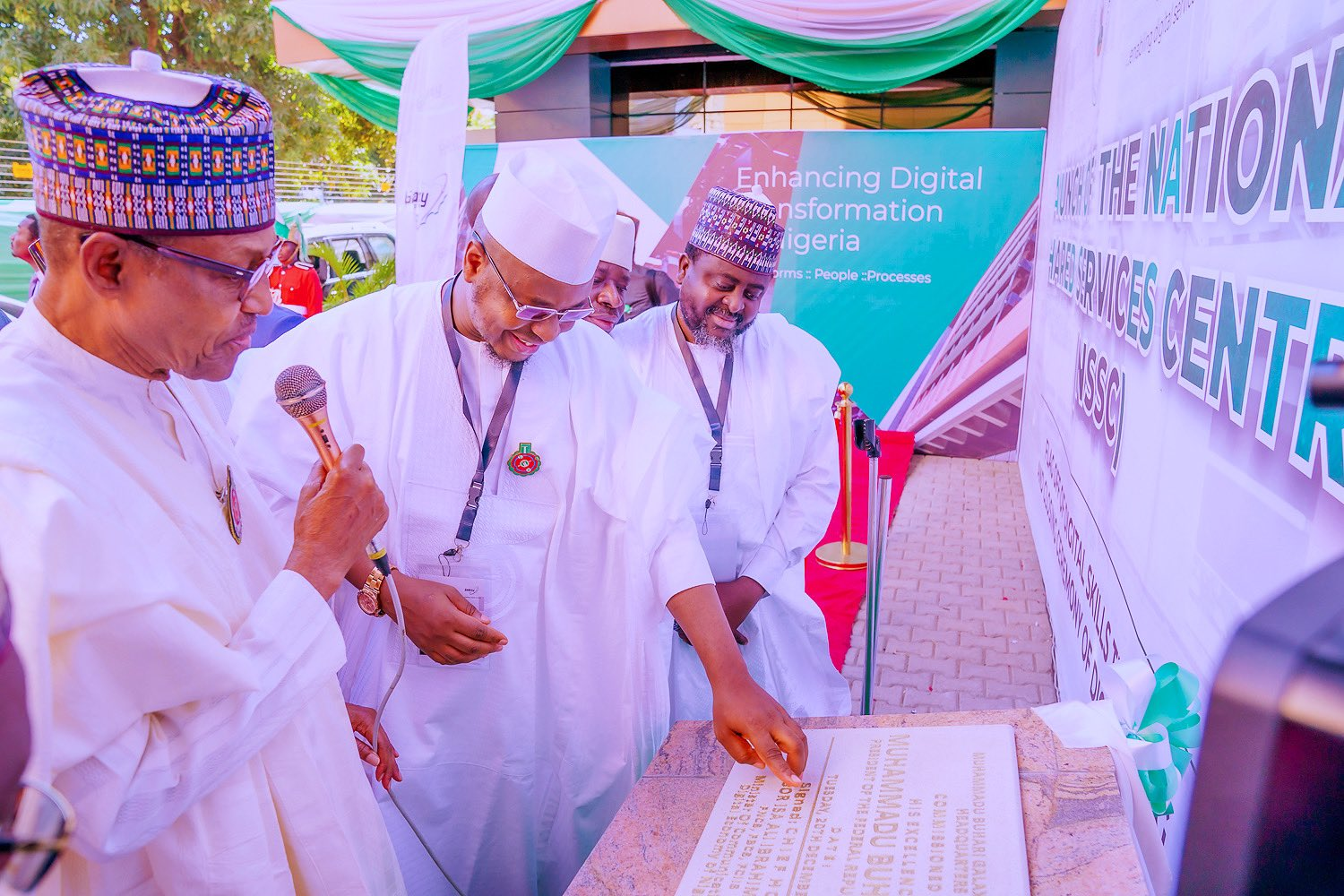 President Buhari commissions National Shared Service Centre in Abuja